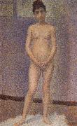 Georges Seurat Standing Female Nude oil painting artist